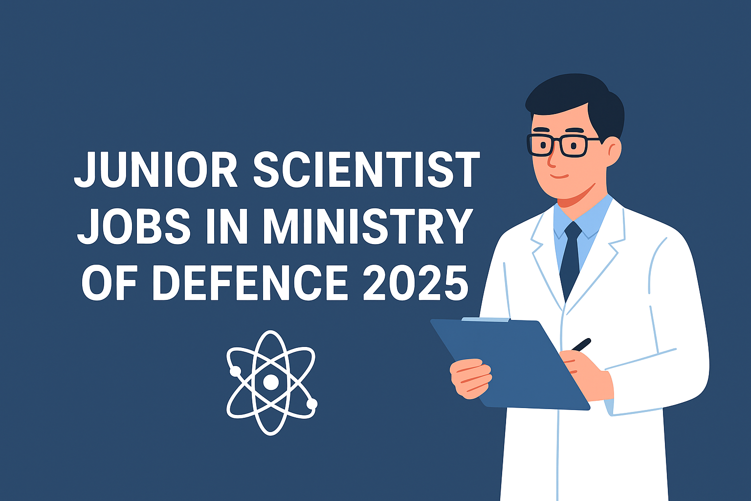 Junior Scientist Jobs in Ministry of Defence 2025