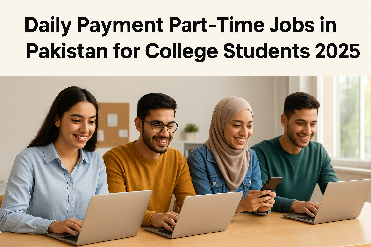 Daily Payment Part Time Jobs In Pakistan For College Students 2025